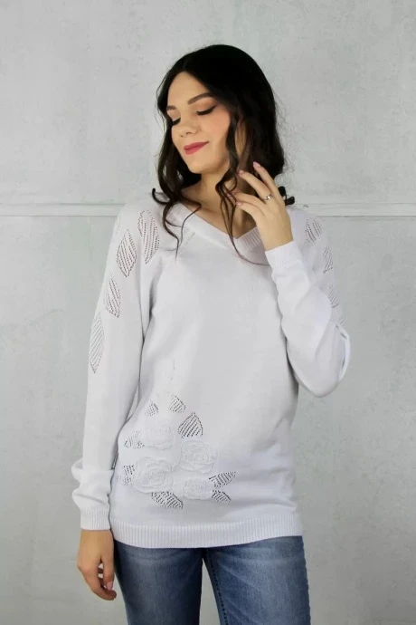 Джемпер (кофта) Полесье С1004-20 0С2126-Д43 158,164 отбеленный #1