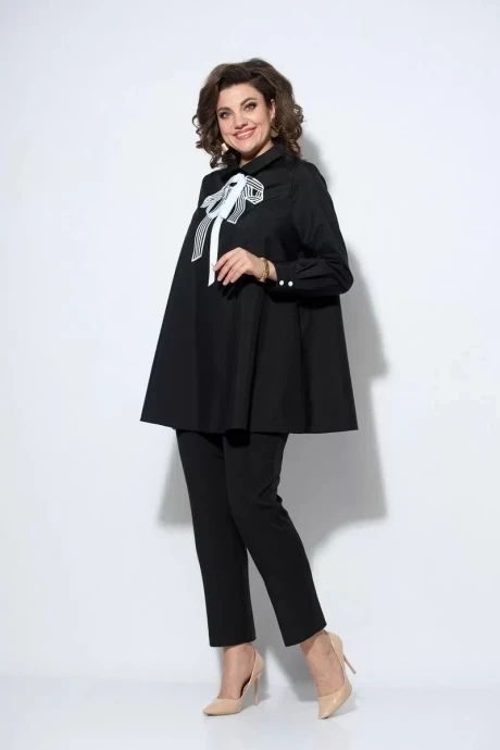 Брючный костюм Кокетка и К 1010-1 черный #1