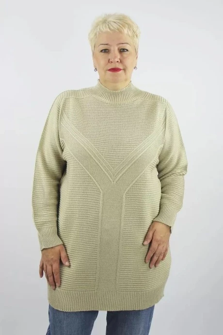 Джемпер (кофта) Полесье С1281-222С8739-Д43 льняной (рост 158, 164) #1