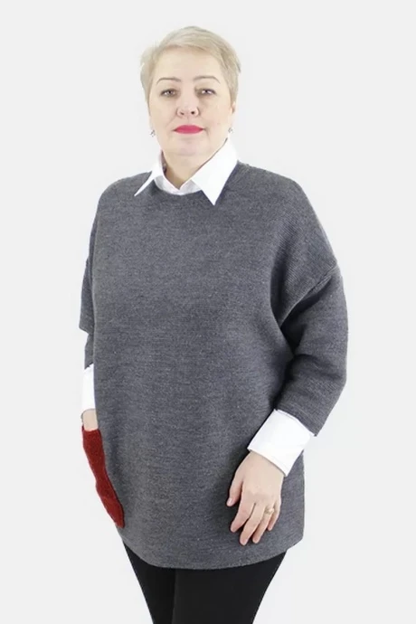 Джемпер (кофта) Полесье С1847-20 0С2166-Д43 158,164 асфальт #1
