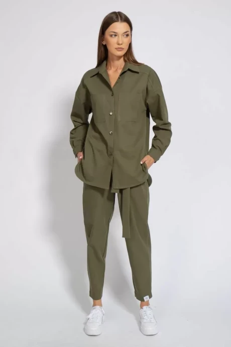 Брючный костюм Kivviwear 41004101.06 хаки двойка #1