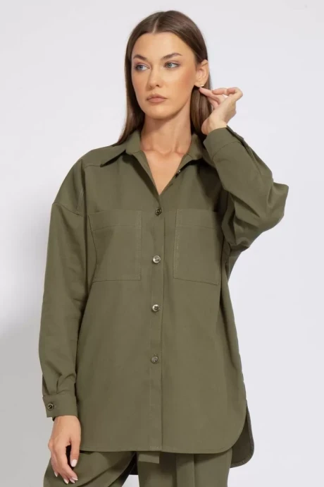 Рубашка Kivviwear 4100.06 хаки #1