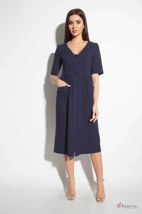 Платье *Распродажа Michel Chic 2004 темно-синий #1