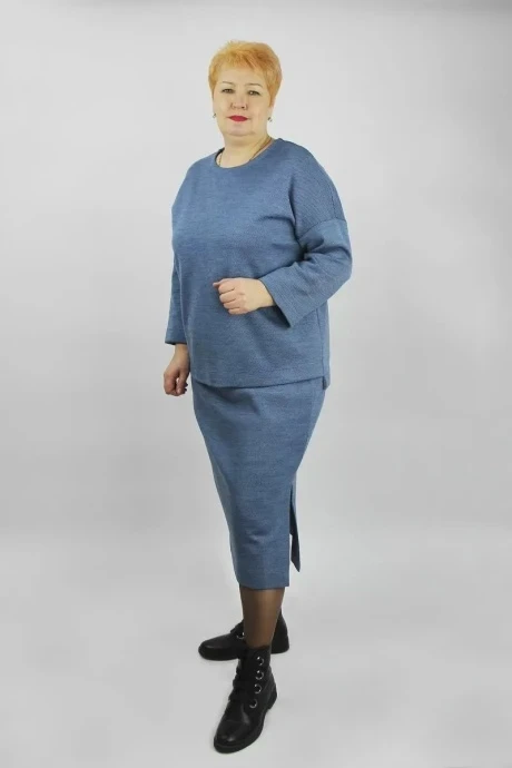 Юбочный костюм Полесье С0182-222С5021-Д43 голубая регата (рост 158, 164) двойка #1