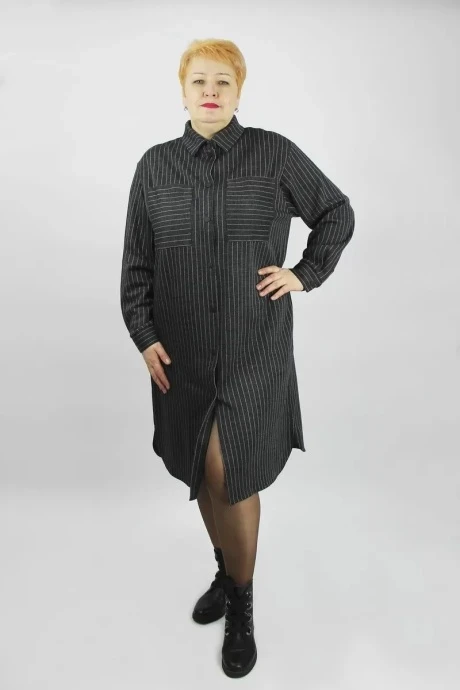 Платье Полесье С4475-211С1260-Д43 темный антрацит #1