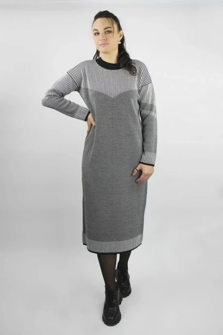 Платье Полесье С4486-211С1303-Д43 глубокий черный #1