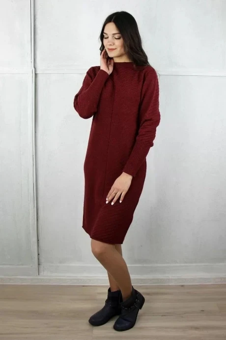 Платье Полесье С4504-200С8582-Д43 дикая вишня #1