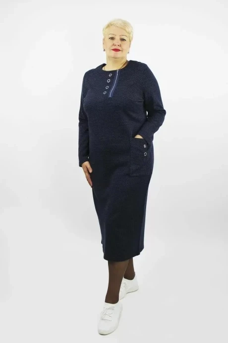 Платье Полесье С4718-200С2221-Д43 м.синий #1