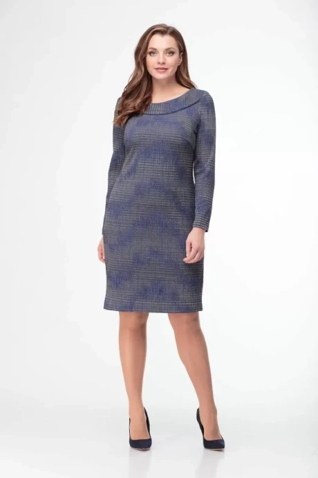 Платье *Распродажа Anelli 729 синий #1