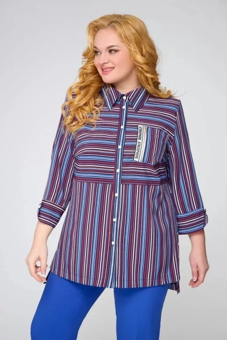 Блузка Элль-стиль 539а голубой #1