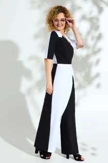 Комбинезон Euromoda 345/1 черный, белый