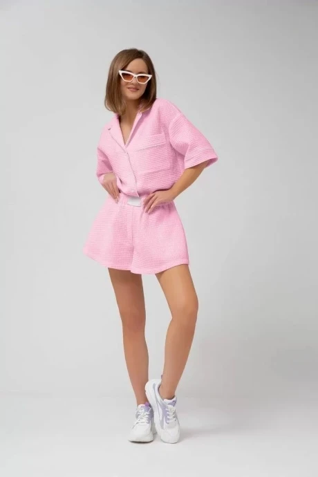 Костюм с шортами MIXAN 4032/2 розовый двойка #1
