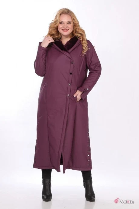 Пальто *Распродажа Celentano 1948/2 баклажан #1