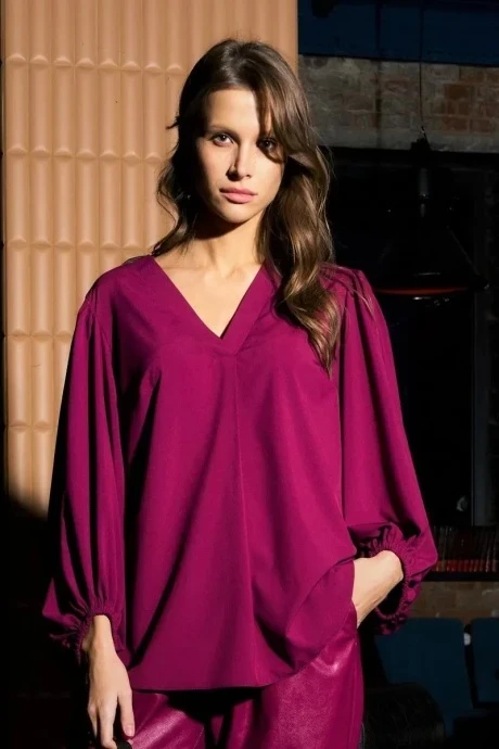 Блузка Anastasia 512 марсала #1