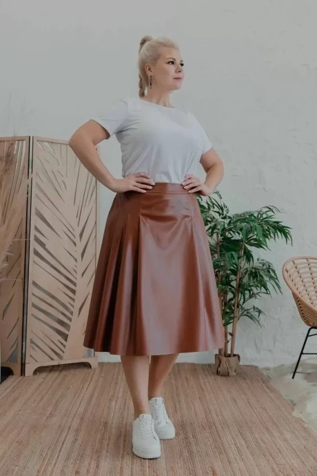 Юбка *Распродажа ASV 2471 коричневый #1
