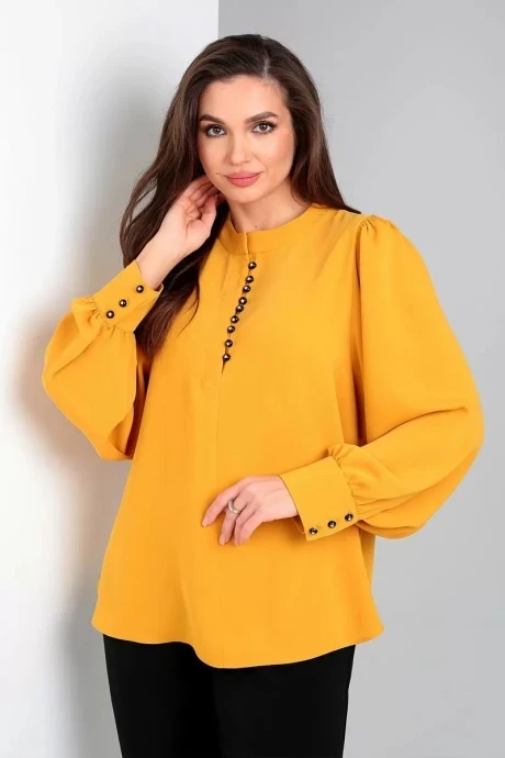 Блузка Таир-Гранд 62423 горчица #1