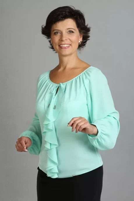 Блузка Таир-Гранд 62107 мята #1