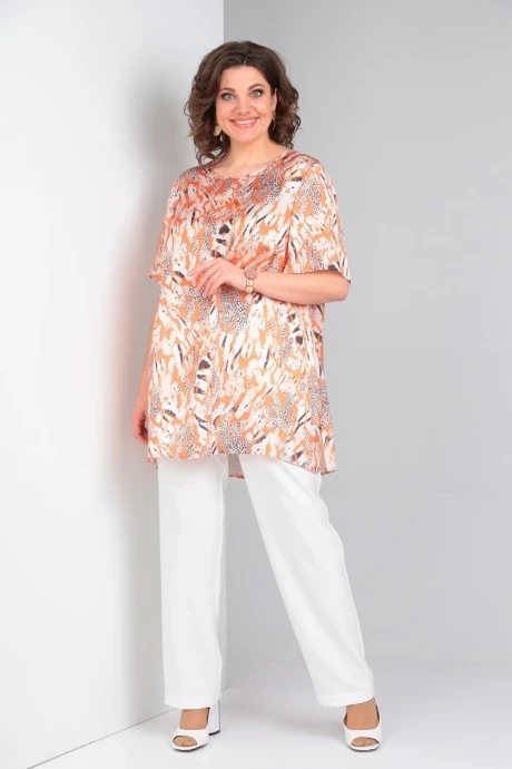 Брючный костюм Мублиз 040 рыжий молоко двойка #1