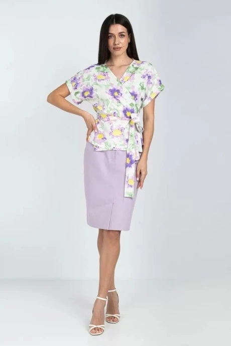 Юбочный костюм Mirolia 1121 лаванда #1