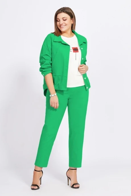 Брючный костюм Милора Стиль 1100/1 яблоко тройка #1