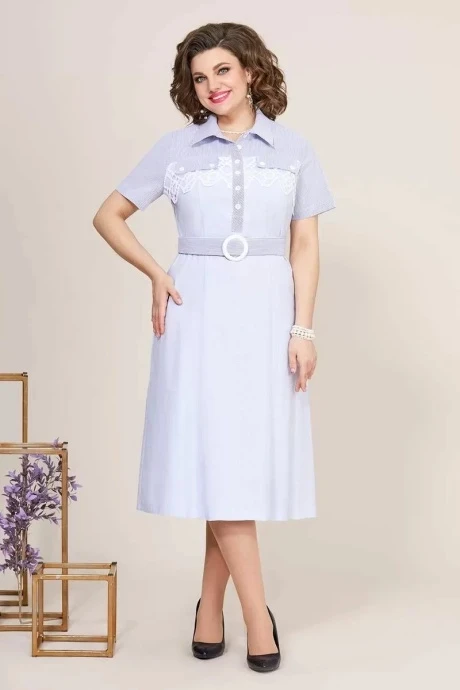 Платье Mira Fashion 5247 голубой #1