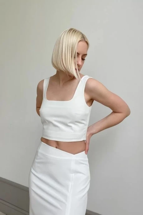 Топ HELEN BIRCH T022b белый #1