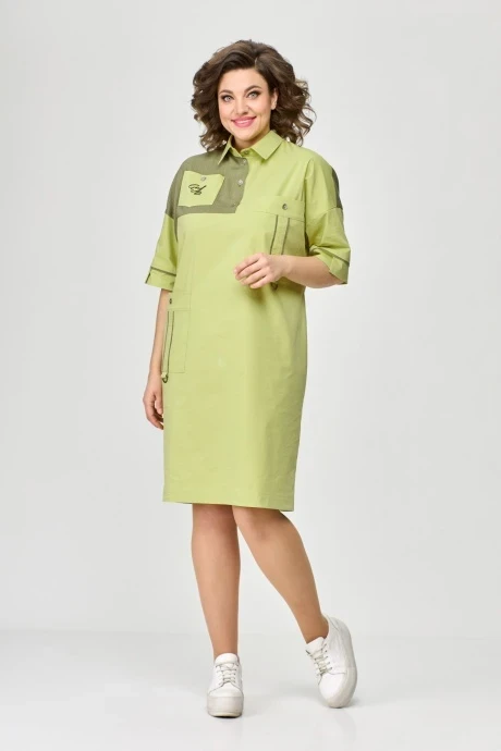Платье Карина Делюкс 1104 лайм #1