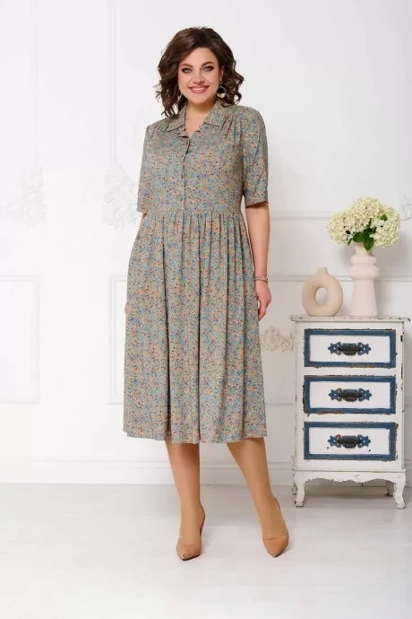 Платье JeRusi 2320 полынь #1