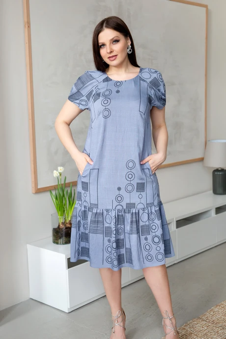 Платье ASV 2589 голубой #1