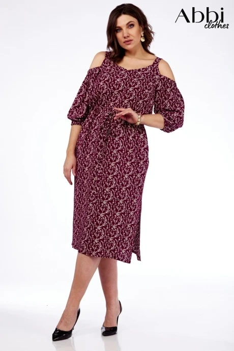 Платье Abbi 1005 бордо #1