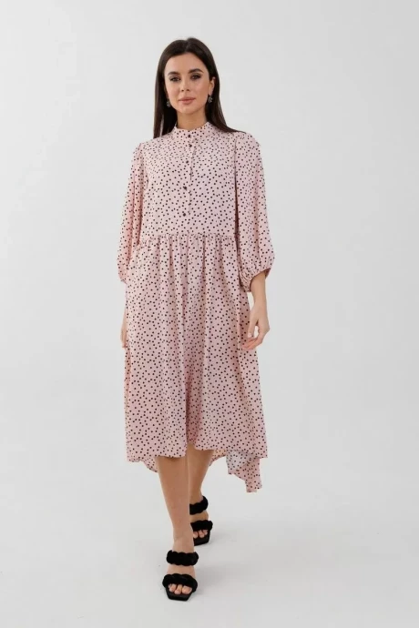 Платье Anelli 1312 персик #1