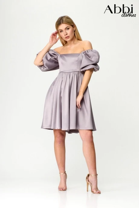 Вечернее атласное платье Abbi 1007 #1