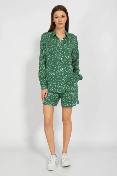 Костюм с шортами Kivviwear 40884089.03 зелёный #1
