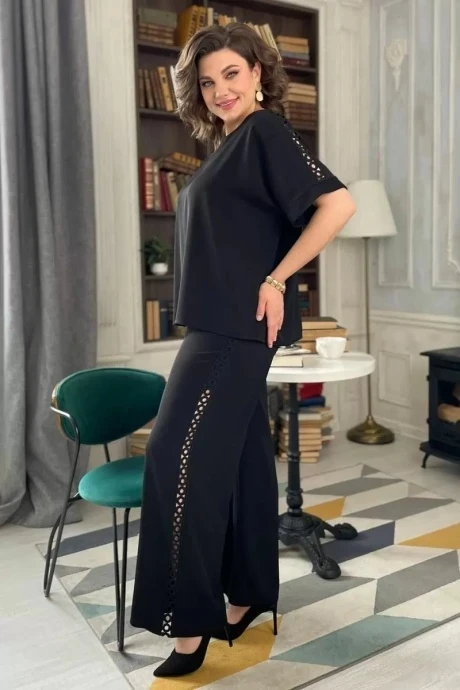 Брючный костюм Rumoda 2124 черный двойка #1