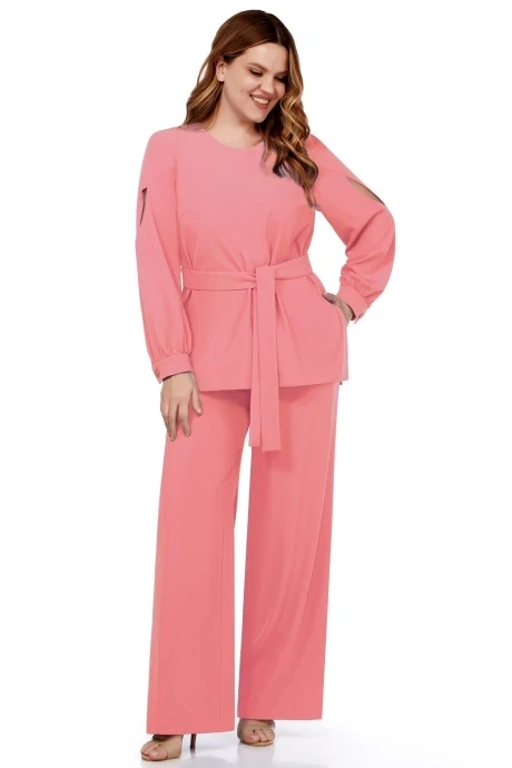 Брючный костюм ЛаКона 11507 персик двойка #1