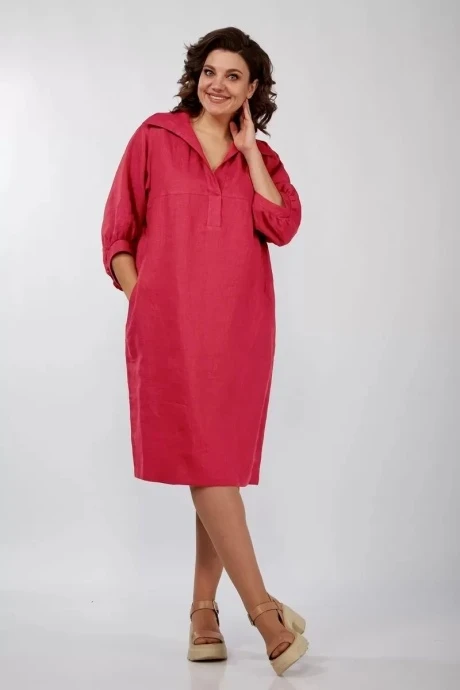 Хлопковое платье Lady Secret 3684 клюква #1
