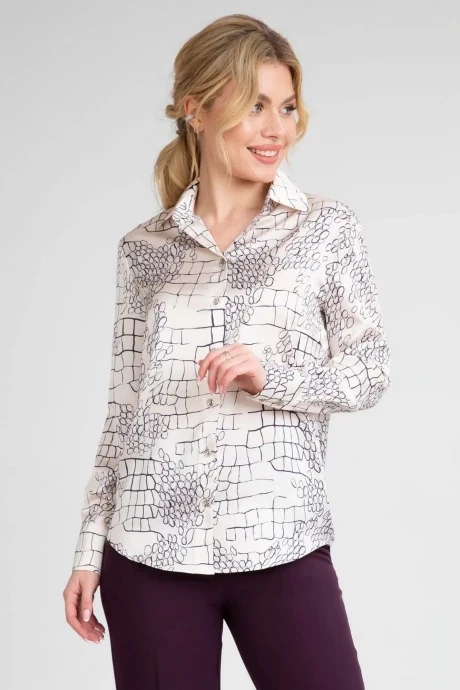 Блузка IVARI 416 принт камешки #1