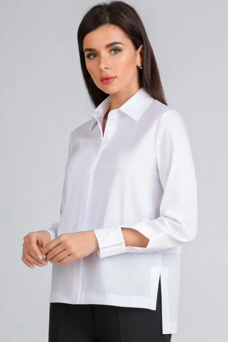 Женская рубашка IVARI 418/1 белый #1