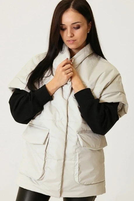 Утеплённая жилетка MT.Style 175364738 2.0 серый #1