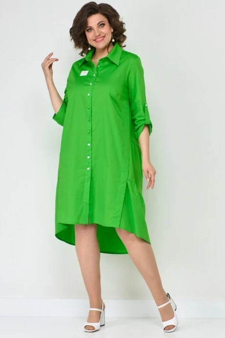 Платье SolomeaLux 887С зеленый #1