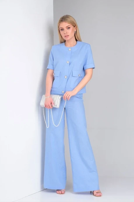 Брючный костюм Lady Secret 2886 небесный голубой двойка #1