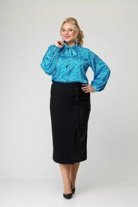 Блузка Felice Woman 2265-2 голубой #1