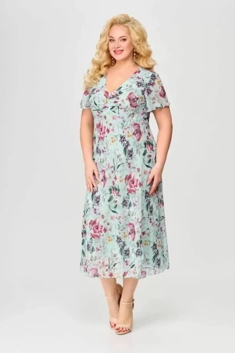 Платье СлавияЭлит М428-1 мята #1