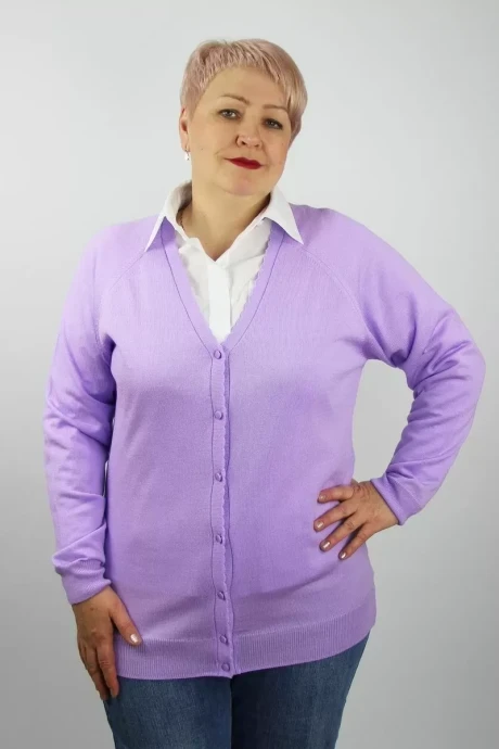 Кардиган Полесье С2555-211С8688-Д43 сиреневый туман #1
