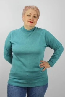 Джемпер (кофта) Полесье С3316-155С1754-Д43 бирюзовый (рост 170,176)