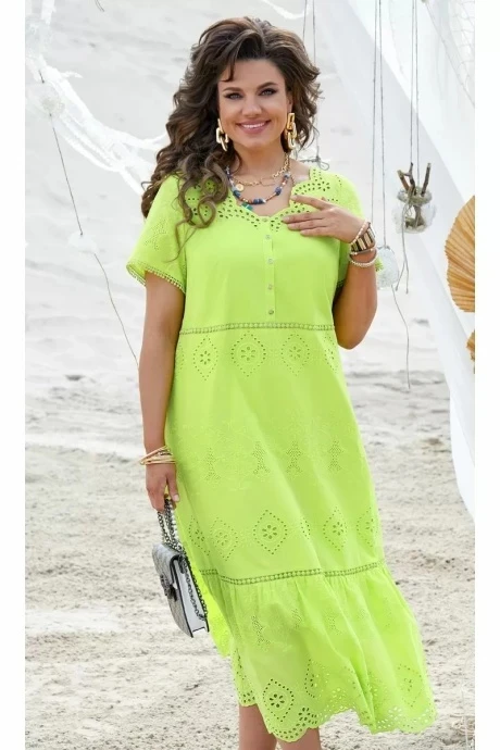 Платье Vittoria Queen 18453 салатовый #1