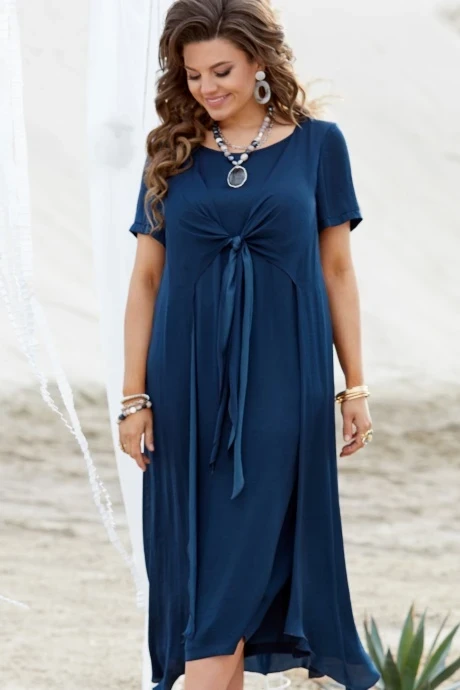 Платье Vittoria Queen 19843 темно-синий #1
