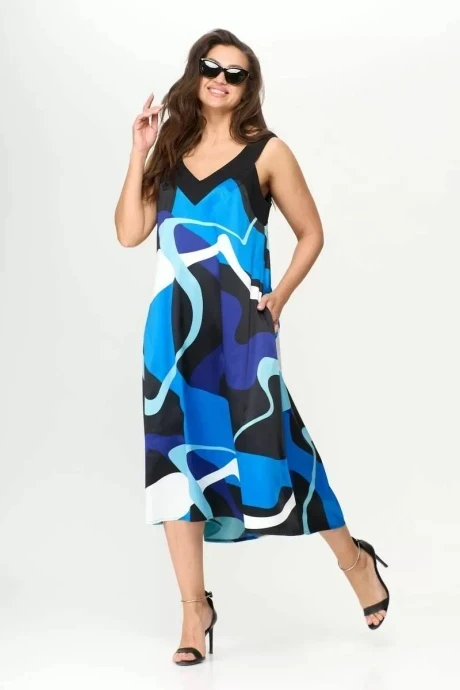 Сарафан Карина Делюкс 1114 мультиколор #1