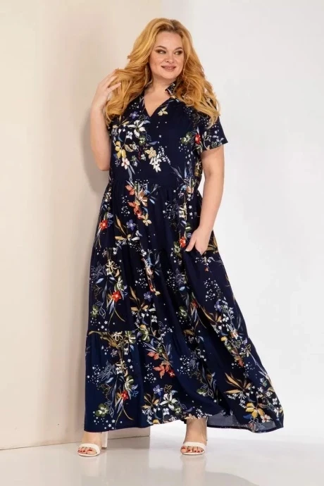 Платье Celentano 5009.1 тёмно-синий #1