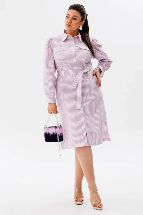Платье Anelli 1334 сирень #1